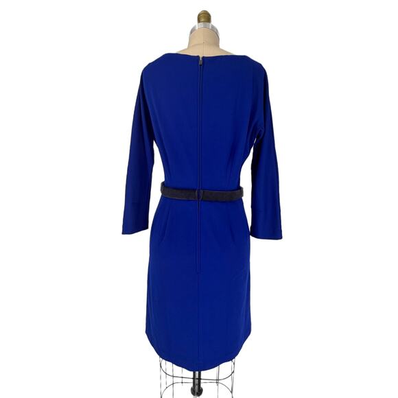 Anthropologie Girls From Savoy Ponte + Velvet Trim Mini Dress Womens Small - Picture 8 of 14